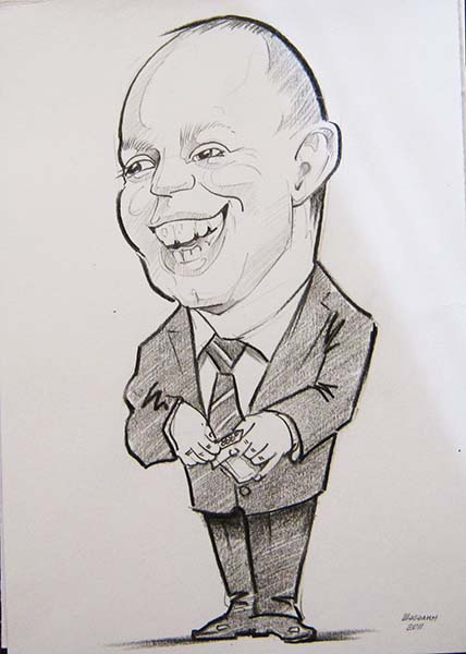 Шарж на 23 февраля по фото от шаржиста Мишеля мужчина достает сигареты Минск
