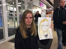 Портрет по фото на заказ недорого. Вероника Шаржист Михаил Шабалин