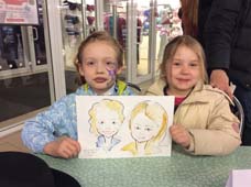 Нарисовать шарж Алисы и Вероники Шаржист Михаил Шабалин