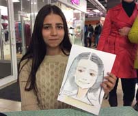 Шарж на заказ в Минске недорого. Диана Шаржист Михаил Шабалин