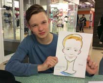 Шарж цена Женя Шаржист Михаил Шабалин