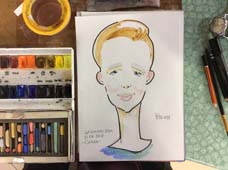 Прикольные шаржи на 23 февраля для Жени Шаржист Михаил Шабалин